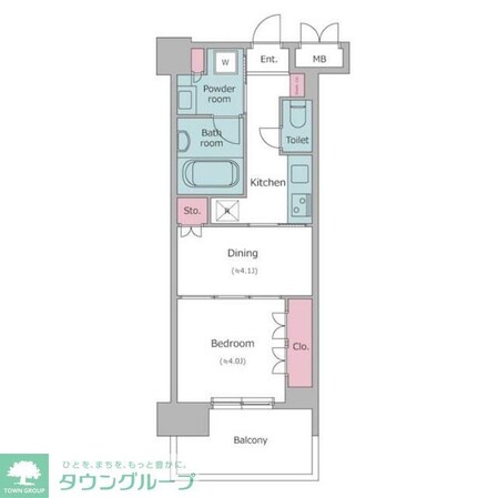 レジディア文京本郷の物件間取画像
